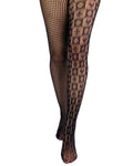 Spots 'n' Spades Net Tights | Black Tights