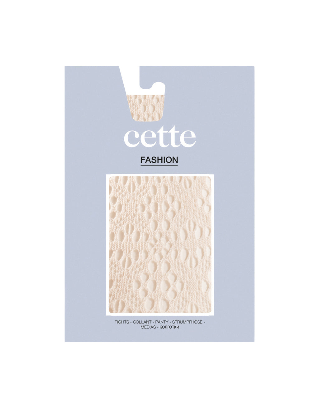 Lace Loop off-white openwork crochet patterned tights