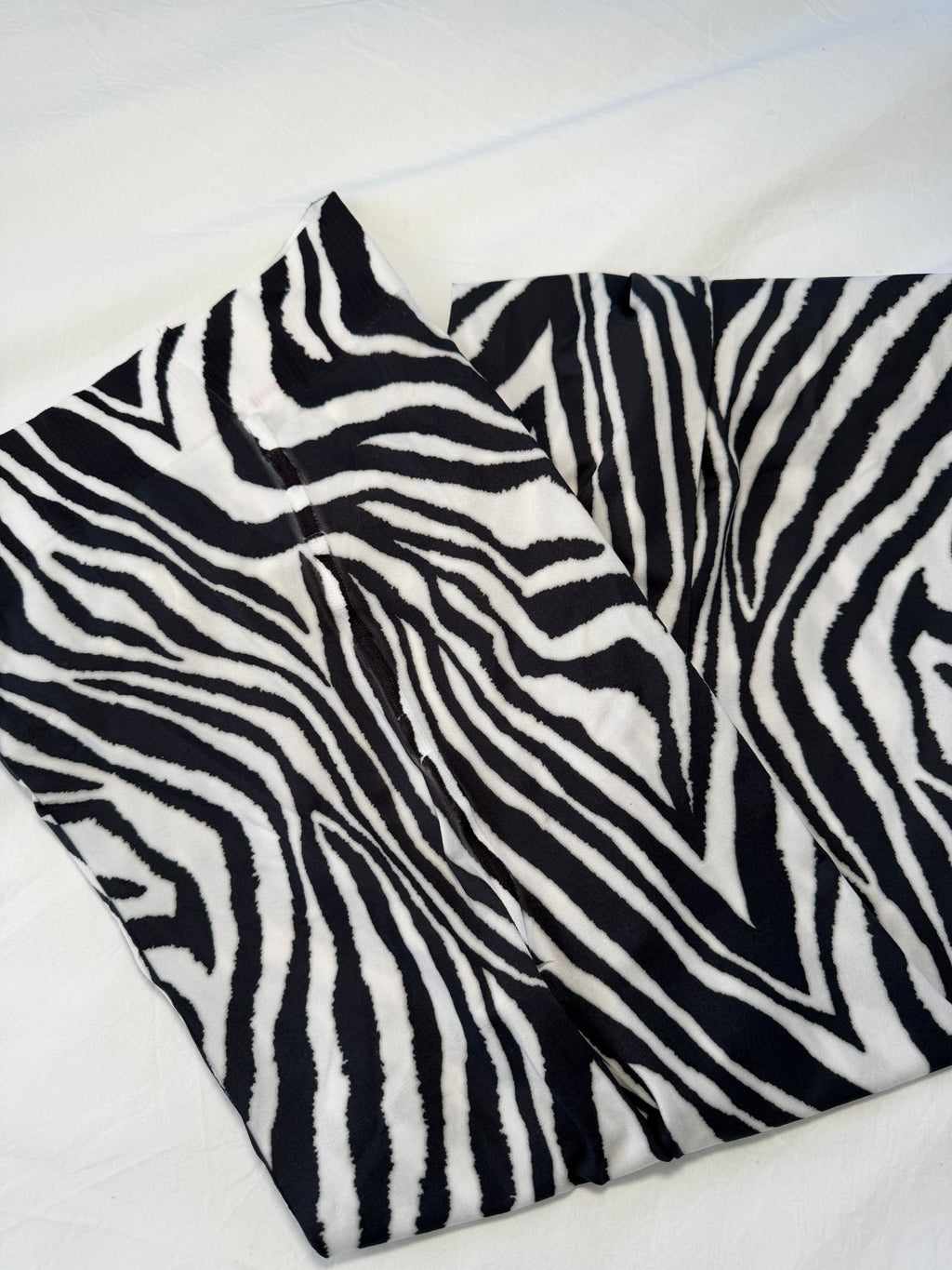 Zebra Printed Tights | Inclusive sizing | Black and White