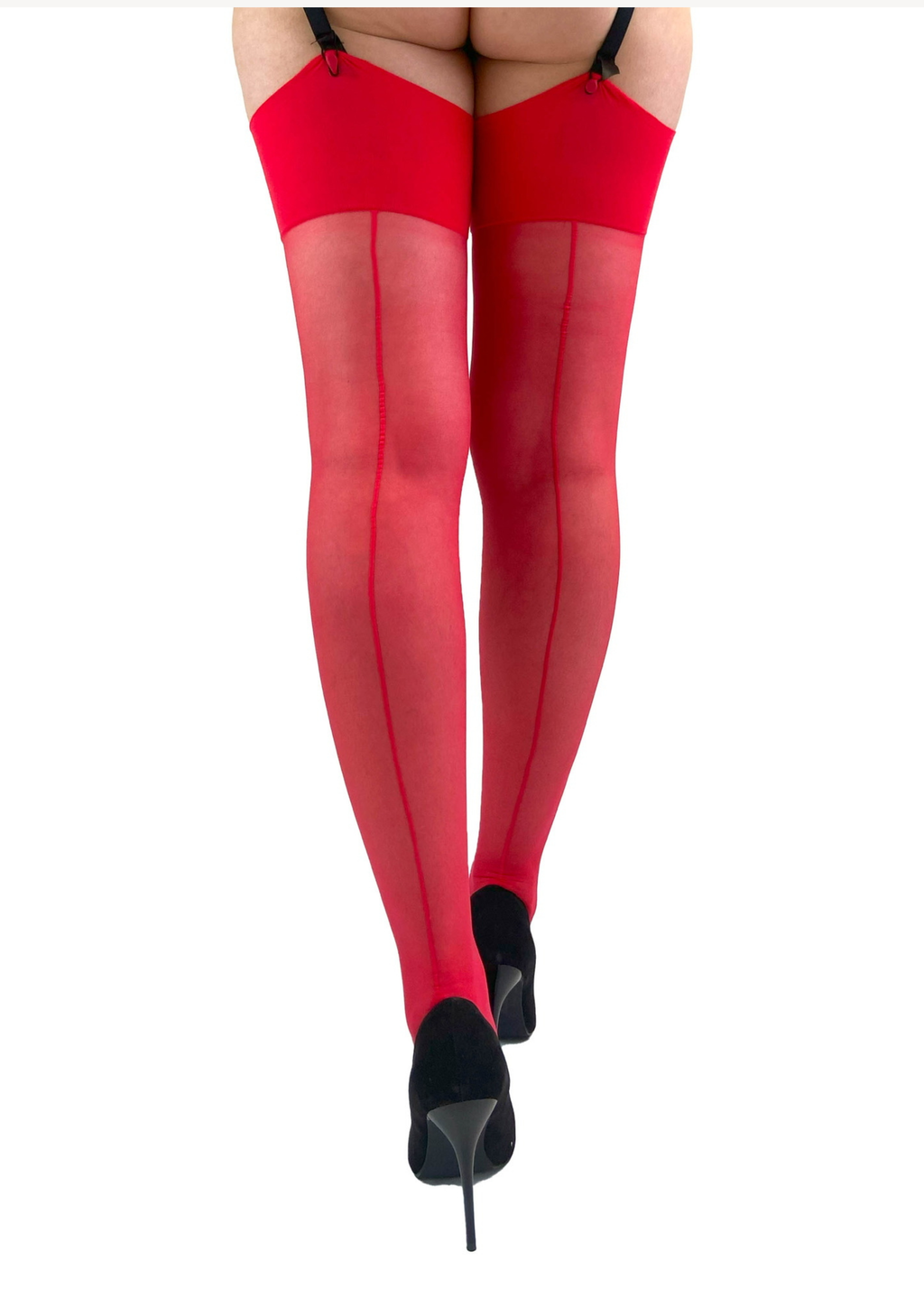 Premium Coloured Seamed Stockings