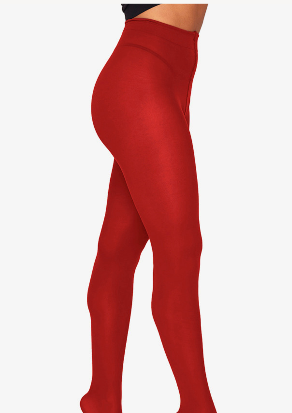 50 Denier Opaque Tights | Ruby Red