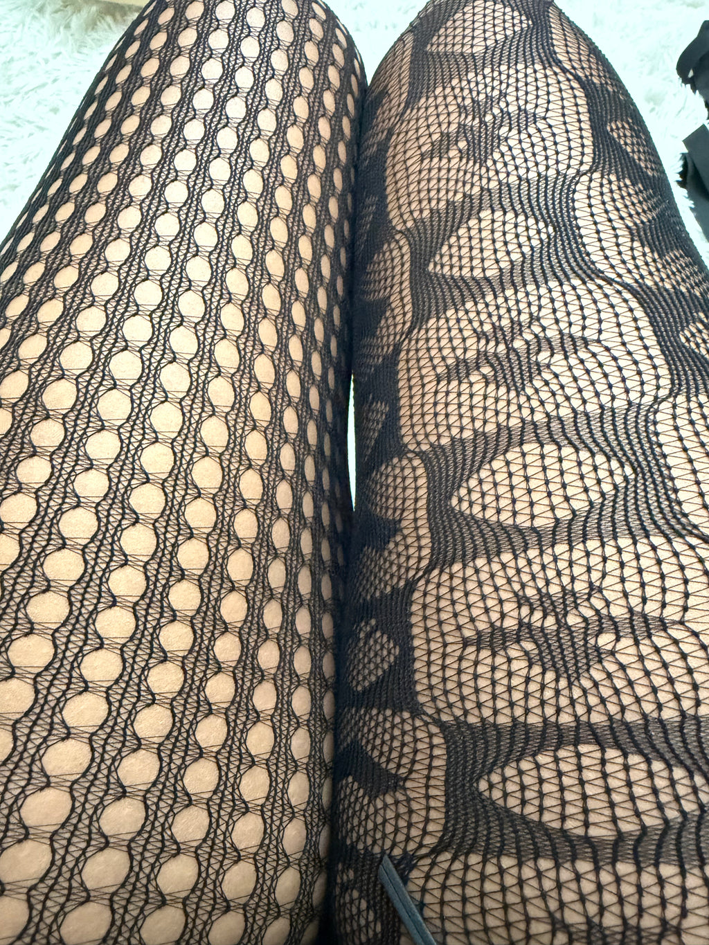 Spots 'n' Spades Net Tights | Black Tights