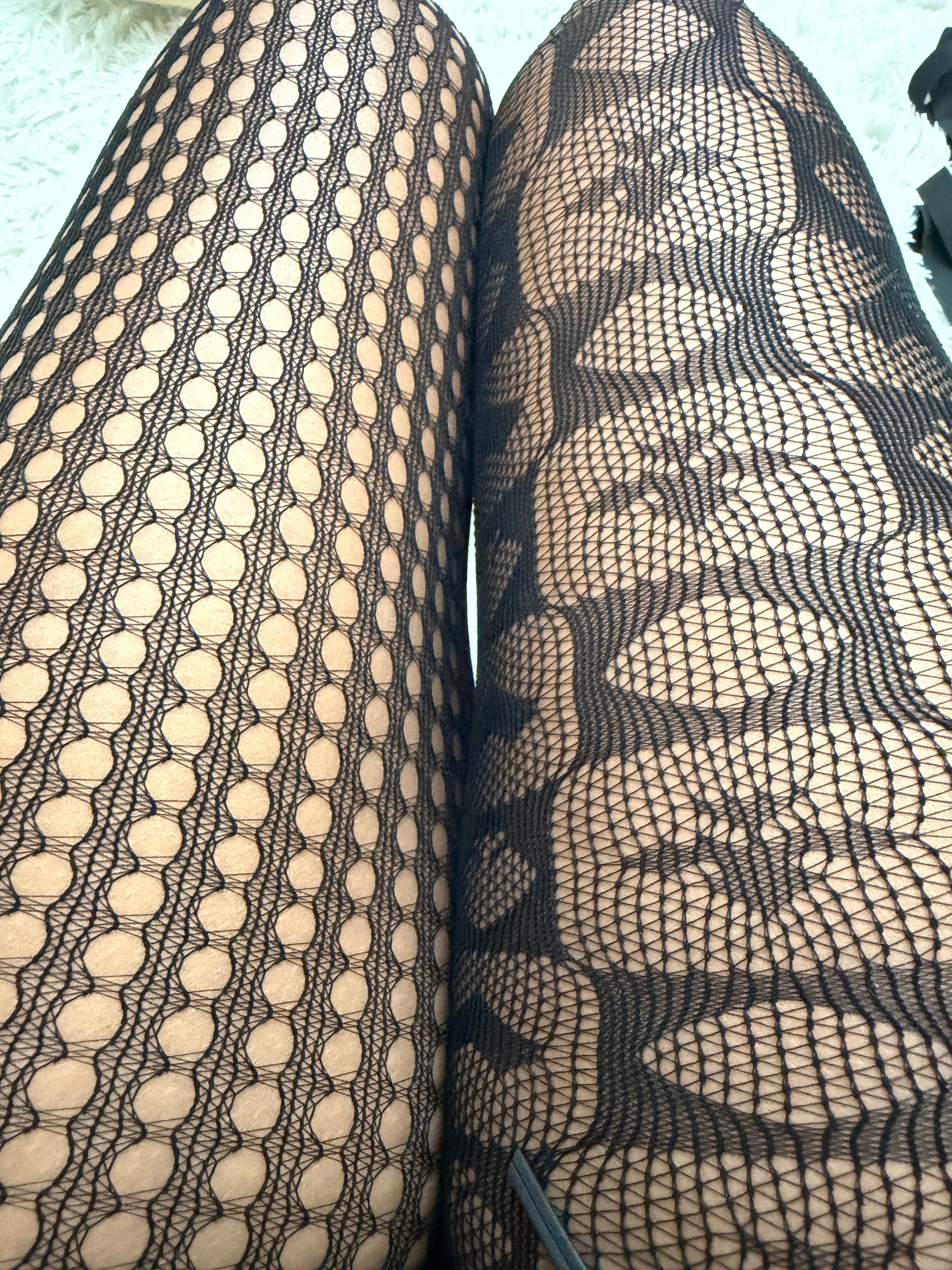 Spots 'n' Spades Net Tights | Black Tights