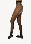Celestial Glow | Sheer Shimmer Tights 25 in Moonstone Silver