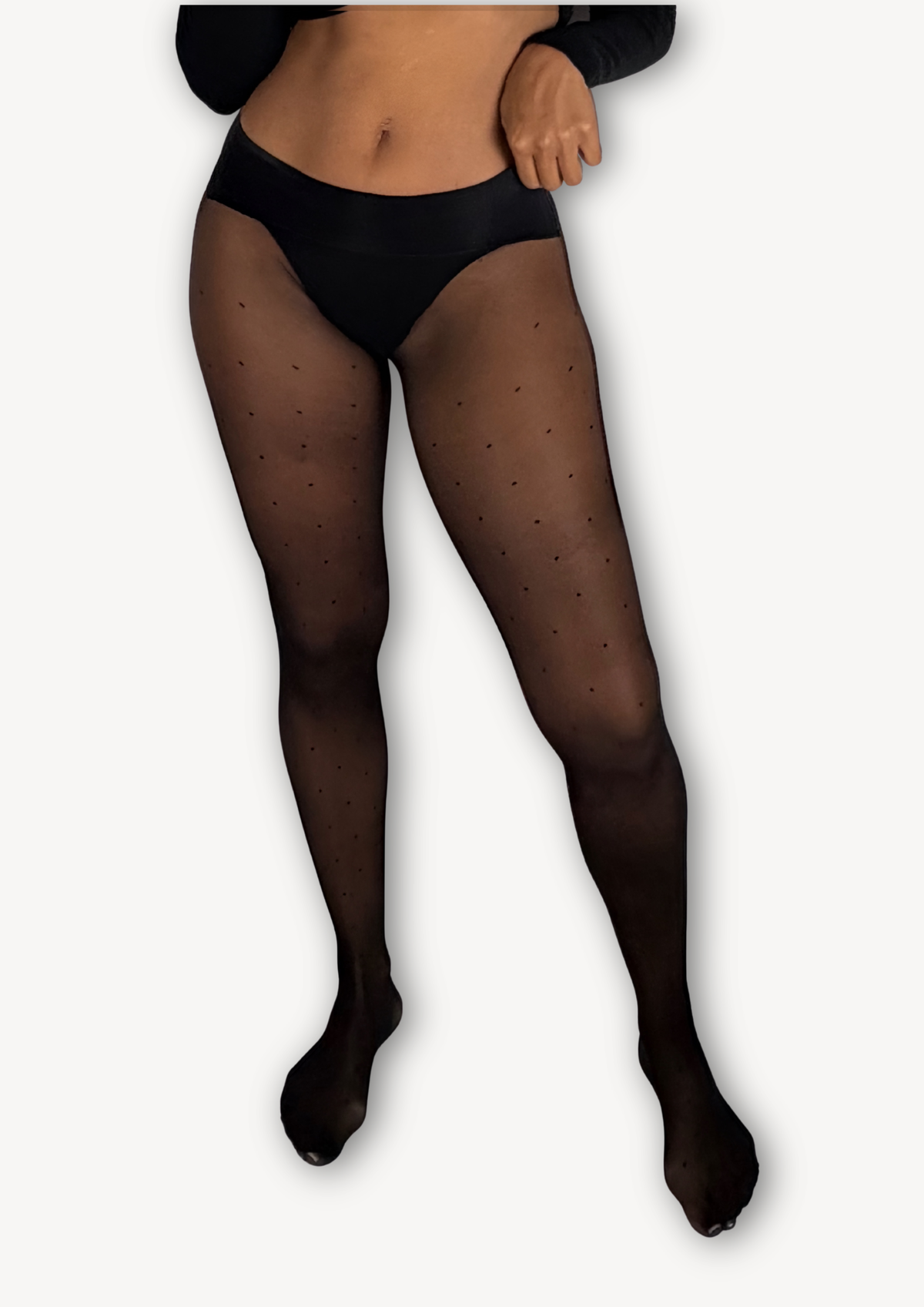 Jolie Seamless Polka Dot Tights | 15 Denier