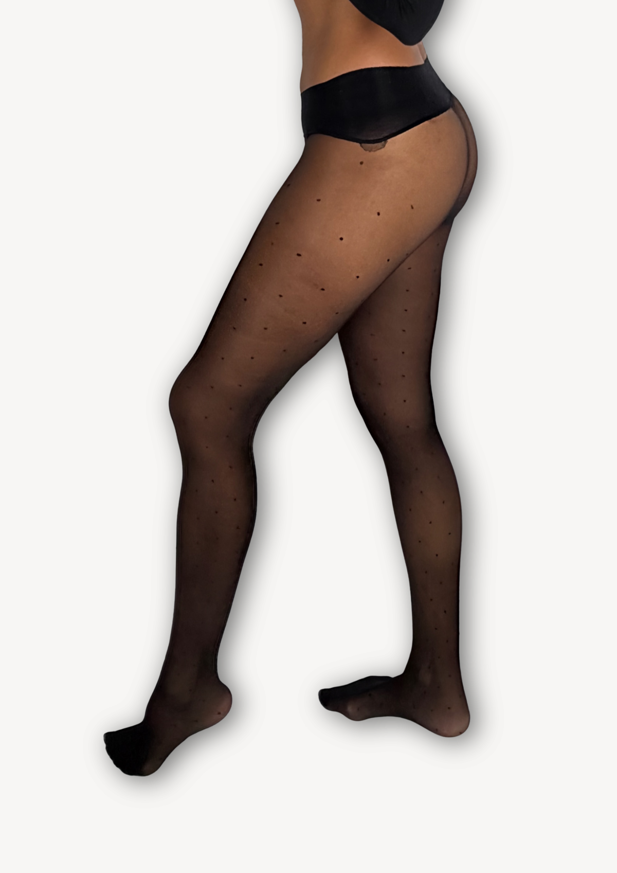 Jolie Seamless Polka Dot Tights | 15 Denier
