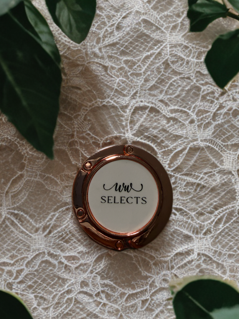 The Wander Bag Hook in Rose Gold finish